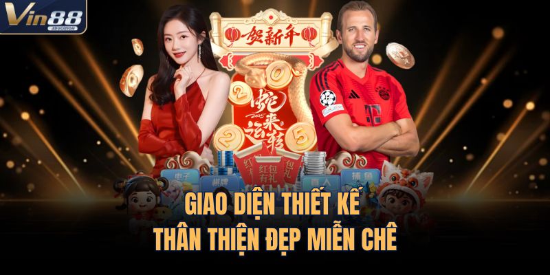 Giao diện thiết kế thân thiện đẹp miễn chê